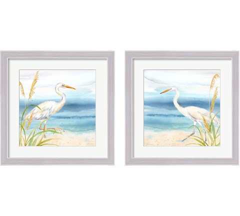 By the Seashore 2 Piece Framed Art Print Set by Cynthia Coulter