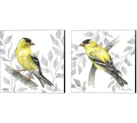 Backyard Birds 2 Piece Canvas Print Set by Kelsey Wilson