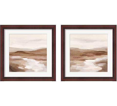 Cinnamon Riverbank 2 Piece Framed Art Print Set by Silvia Vassileva