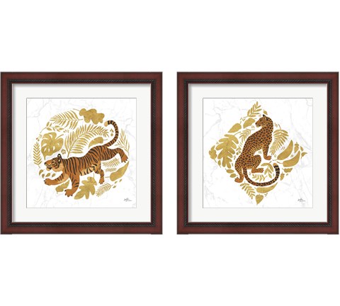 Big Cat Beauty 2 Piece Framed Art Print Set by Janelle Penner