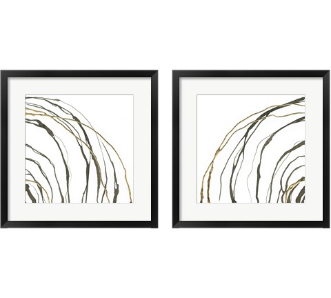 Not Quite Concentric 2 Piece Framed Art Print Set by Chris Paschke