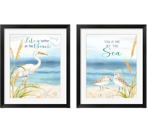 By the Seashore 2 Piece Framed Art Print Set by Cynthia Coulter