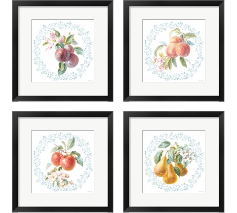 Blooming Orchard 4 Piece Framed Art Print Set by Danhui Nai