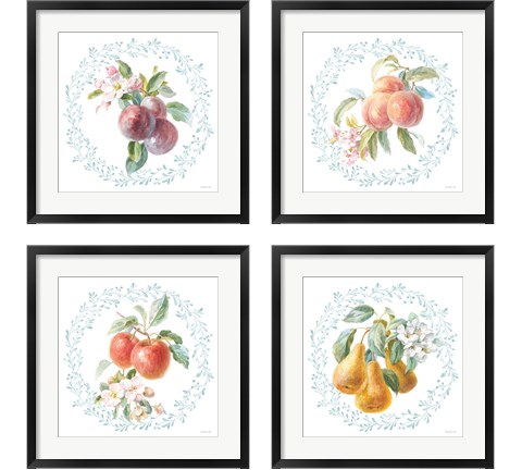 Blooming Orchard 4 Piece Framed Art Print Set by Danhui Nai