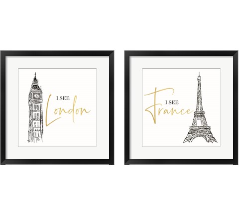 I See 2 Piece Framed Art Print Set by Tara Reed