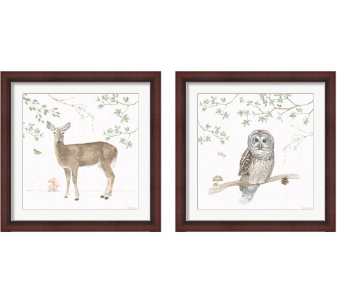 Woodland Love 2 Piece Framed Art Print Set by Beth Grove