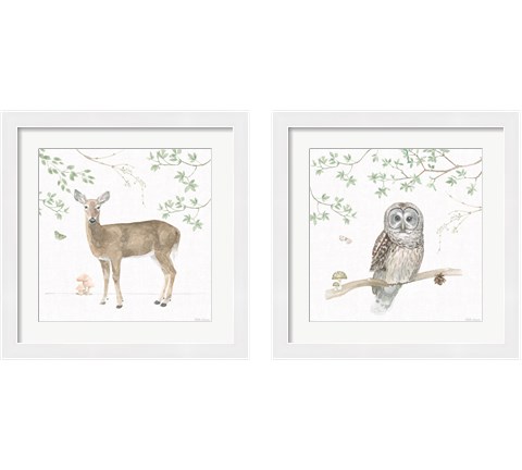 Woodland Love 2 Piece Framed Art Print Set by Beth Grove