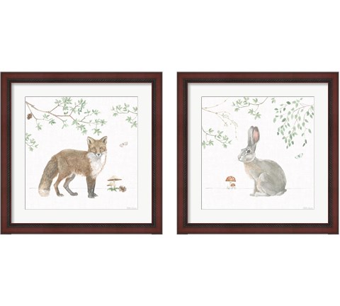 Woodland Love 2 Piece Framed Art Print Set by Beth Grove