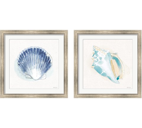 Seaside  2 Piece Framed Art Print Set by Beth Grove