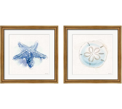 Seaside  2 Piece Framed Art Print Set by Beth Grove