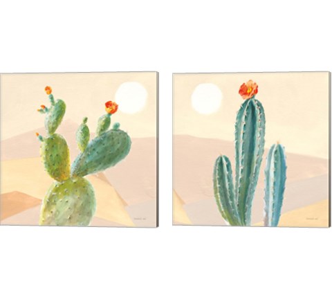 Desert Greenhouse 2 Piece Canvas Print Set by Danhui Nai