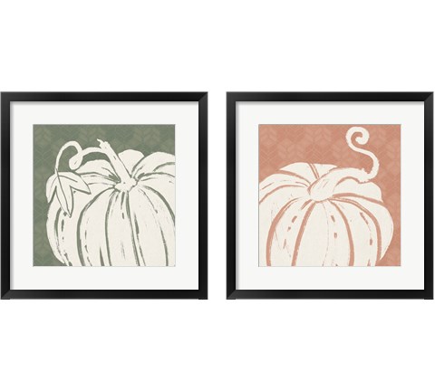 Autumn Tones 2 Piece Framed Art Print Set by Anne Tavoletti