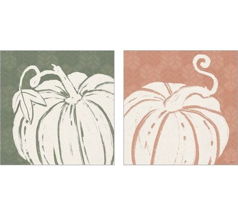 Autumn Tones 2 Piece Art Print Set by Anne Tavoletti