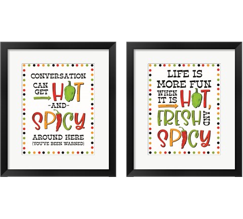 Hot & Spicy 2 Piece Framed Art Print Set by Tara Reed