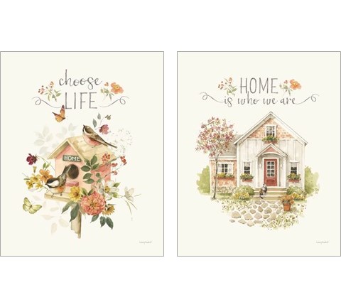 Blessed by Nature  2 Piece Art Print Set by Lisa Audit