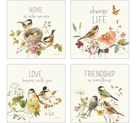 Blessed by Nature 4 Piece Art Print Set by Lisa Audit