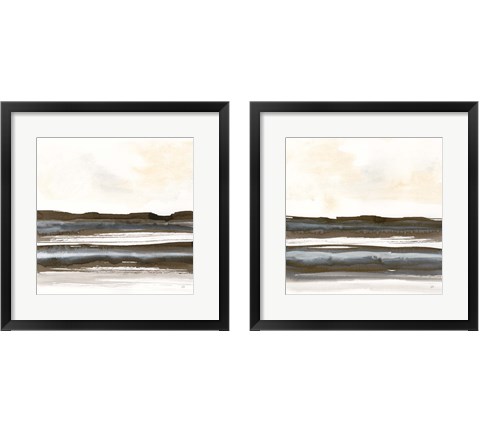 Natural Stripes 2 Piece Framed Art Print Set by Chris Paschke