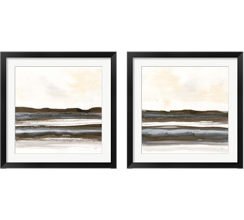 Natural Stripes 2 Piece Framed Art Print Set by Chris Paschke