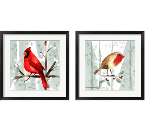 Christmas Hinterland 2 Piece Framed Art Print Set by Northern Lights