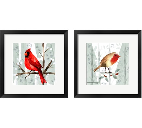 Christmas Hinterland 2 Piece Framed Art Print Set by Northern Lights