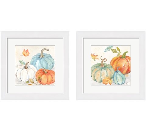 Pumpkin Patch 2 Piece Framed Art Print Set by Cynthia Coulter