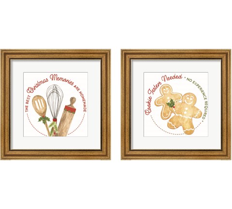 Home Cooked Christmas 2 Piece Framed Art Print Set by Tara Reed