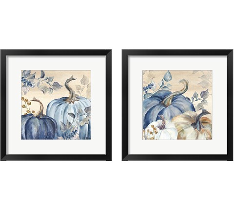 Pumpkin Blues 2 Piece Framed Art Print Set by Tre Sorelle Studios