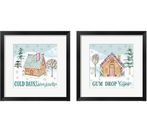 Holiday Trimmings 2 Piece Framed Art Print Set by Anne Tavoletti