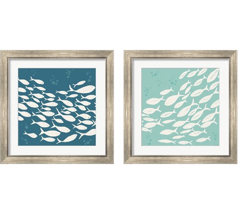 Seaside Style 2 Piece Framed Art Print Set by Anne Tavoletti