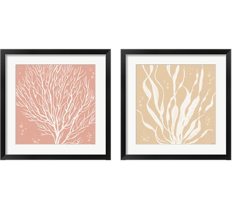 Seaside Style 2 Piece Framed Art Print Set by Anne Tavoletti