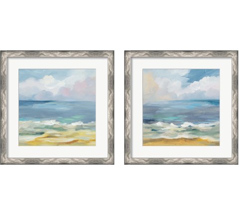 Del Mar Sky 2 Piece Framed Art Print Set by Silvia Vassileva