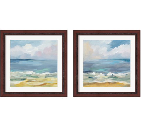 Del Mar Sky 2 Piece Framed Art Print Set by Silvia Vassileva