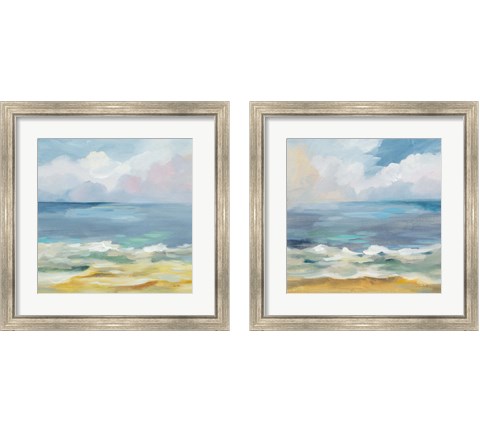 Del Mar Sky 2 Piece Framed Art Print Set by Silvia Vassileva