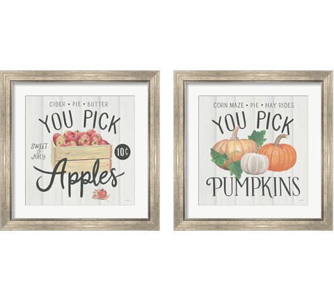 Fall at the Farm 2 Piece Framed Art Print Set by James Wiens