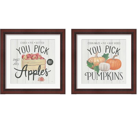 Fall at the Farm 2 Piece Framed Art Print Set by James Wiens