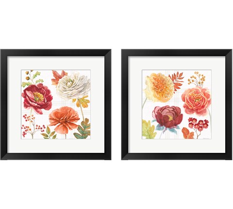 Wooded Harvest 2 Piece Framed Art Print Set by Beth Grove