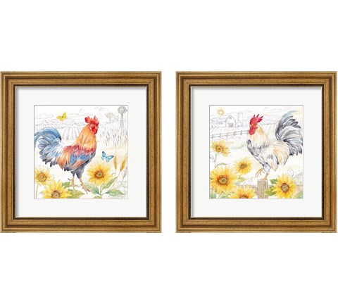 Good Morning Sunshine 2 Piece Framed Art Print Set by Cynthia Coulter