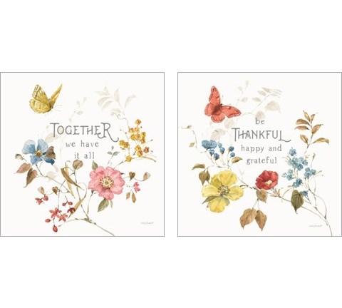 Countryside  2 Piece Art Print Set by Lisa Audit