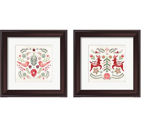 Festive Season 2 Piece Framed Art Print Set by Dina June