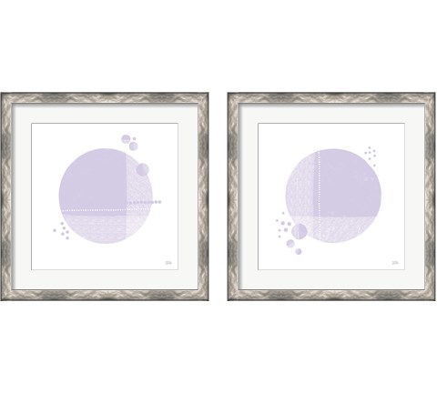 Tribeca Purple 2 Piece Framed Art Print Set by Melissa Averinos