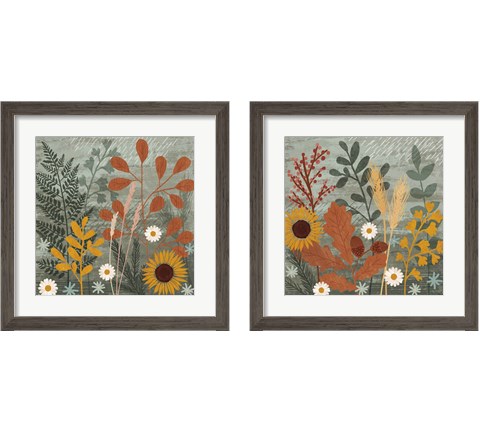 Harvest Craze 2 Piece Framed Art Print Set by Veronique Charron