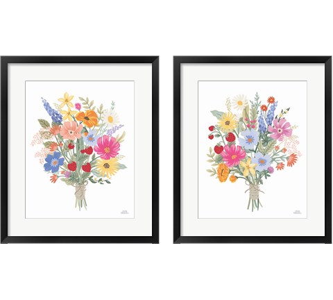 Wild Meadow 2 Piece Framed Art Print Set by Laura Marshall