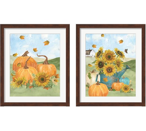 Fall Sunshine 2 Piece Framed Art Print Set by Tara Reed