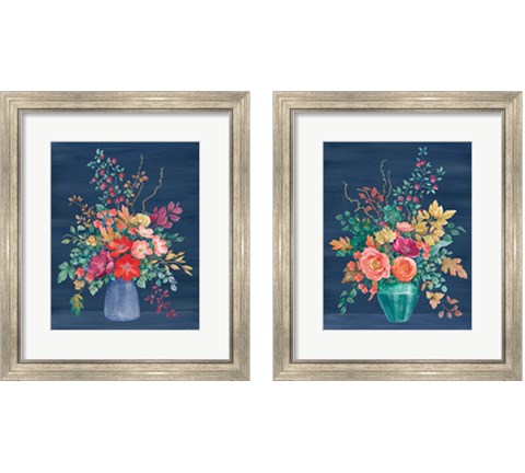 Floral Drama 2 Piece Framed Art Print Set by Beth Grove