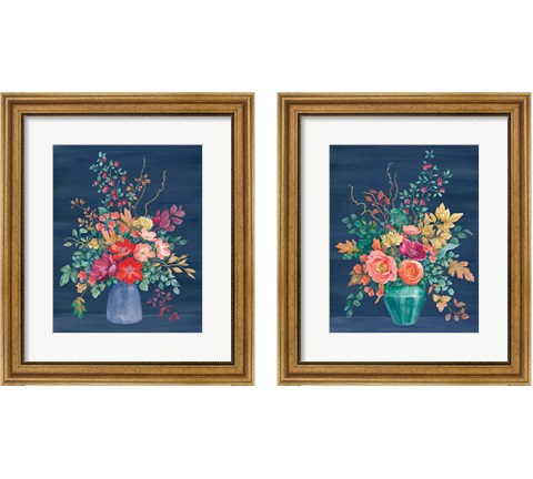 Floral Drama 2 Piece Framed Art Print Set by Beth Grove