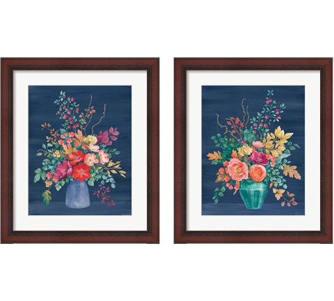 Floral Drama 2 Piece Framed Art Print Set by Beth Grove