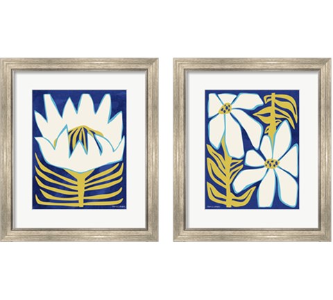 Flower Power 2 Piece Framed Art Print Set by Megan Gallagher