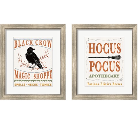 Haunted  2 Piece Framed Art Print Set by Anne Tavoletti