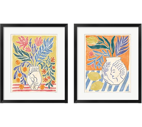 Cyprus  2 Piece Framed Art Print Set by Janelle Penner