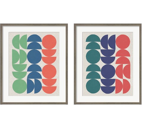 Make it Mod 2 Piece Framed Art Print Set by Moira Hershey